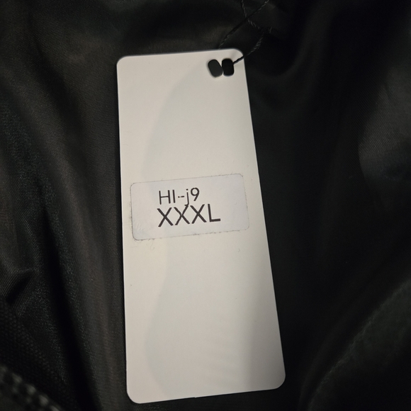 NIEPCE Inc Size 3XL Men's Black 100% Cotton Hooded Jacket With Side Pockets - Picture 4 of 15